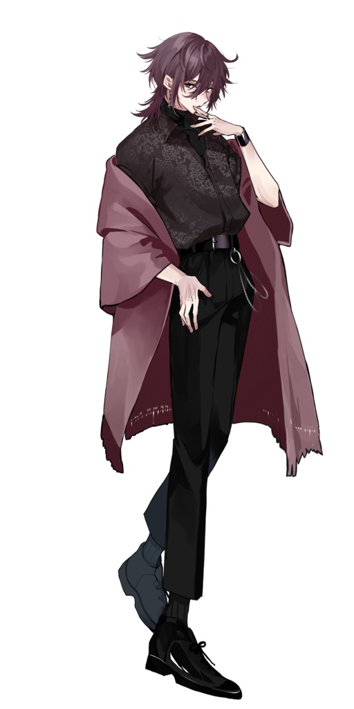 【表情差分7種】立ち絵イラスト【psdファイル】