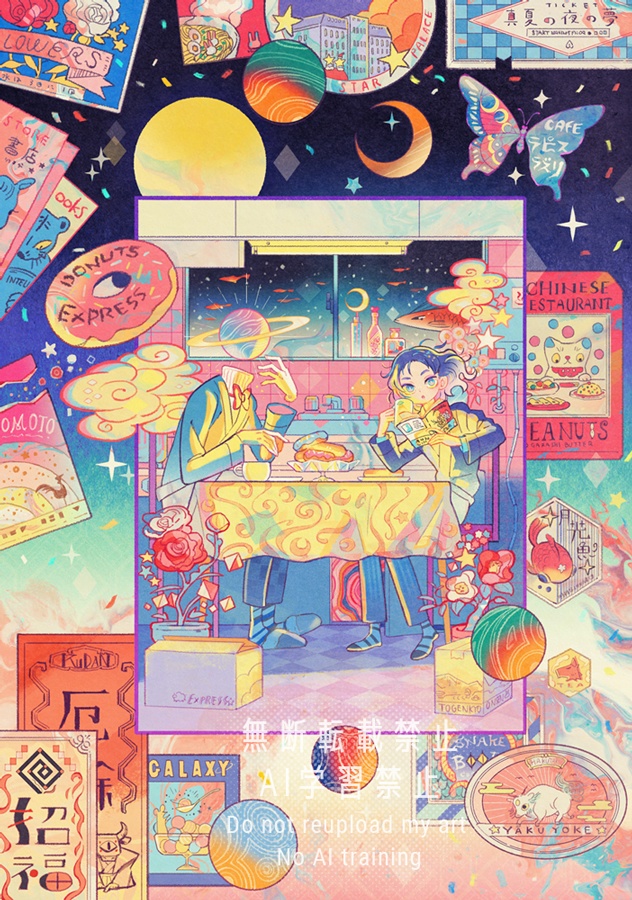 ポストカード　春色