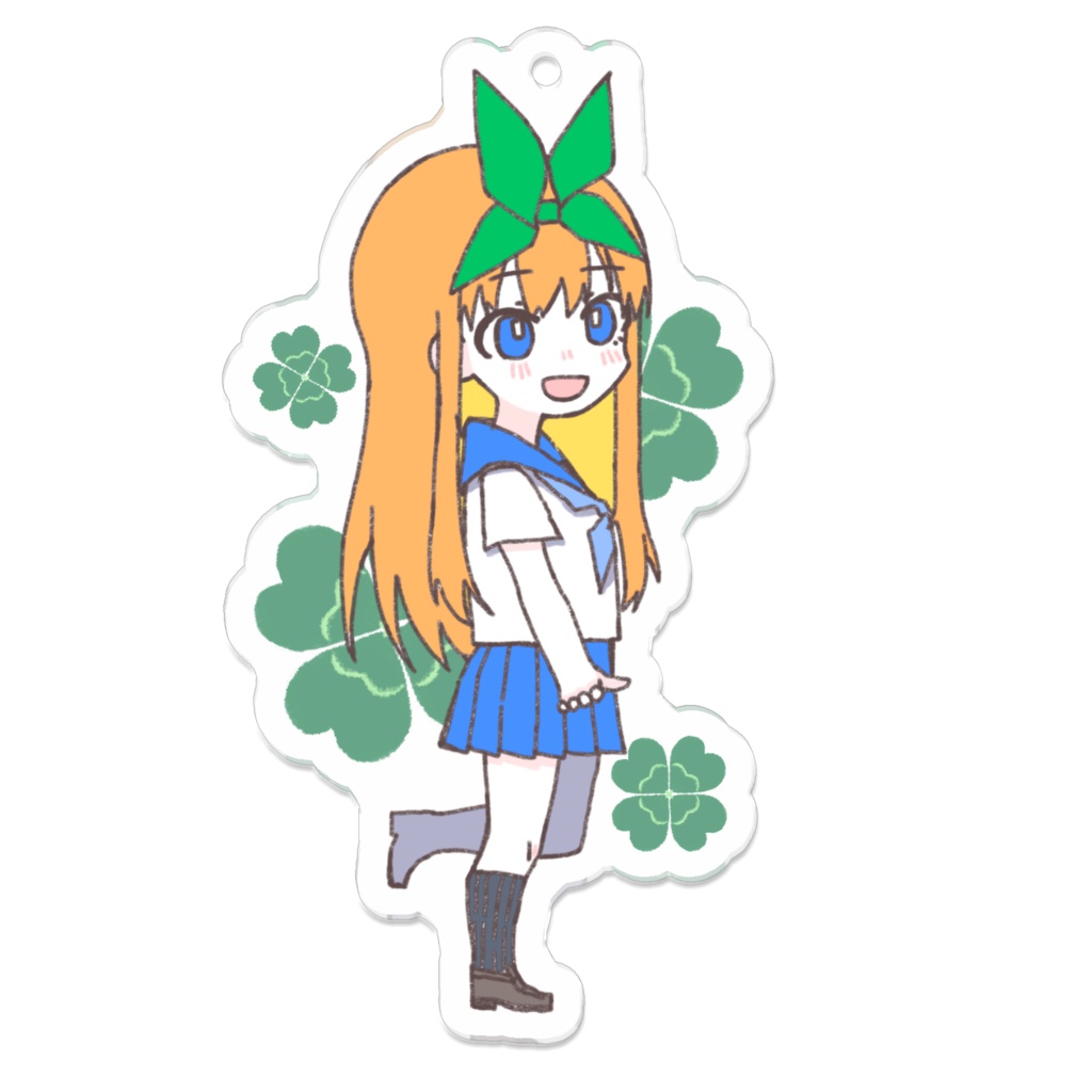 四葉 セーラー服ver. アクリルキーホルダー