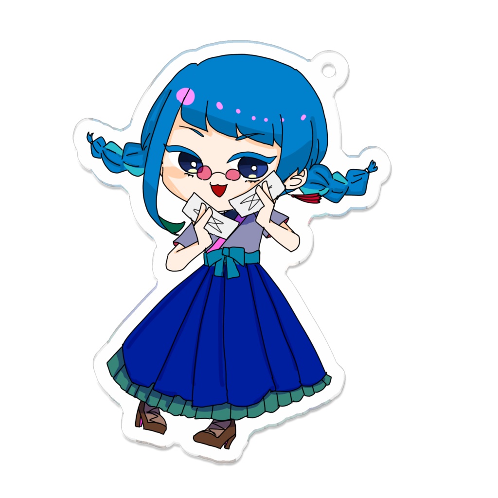 西 東アクリルキーホルダー