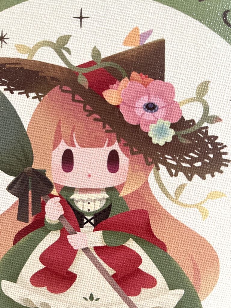 【キャンバス】陽だまりの魔女と緑のホウキ