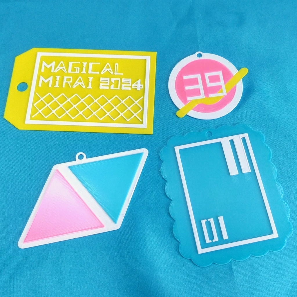 マジカルミライ2024　ワッペンチャーム4点セット