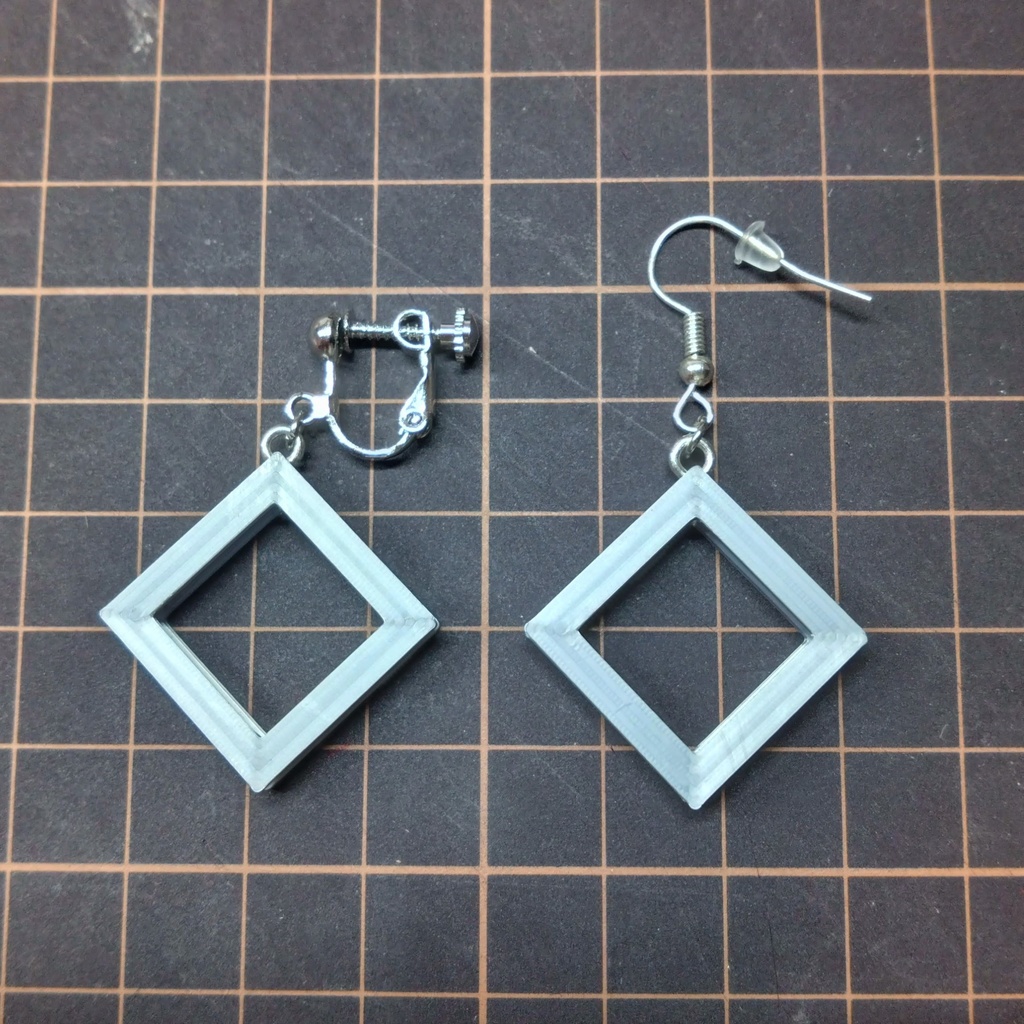 雪ミク髪飾りイヤリング、ピアス