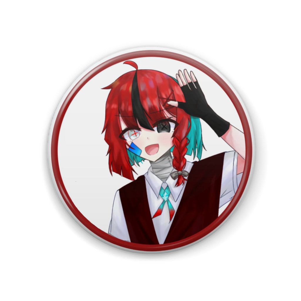 【公式】屍。缶バッジ