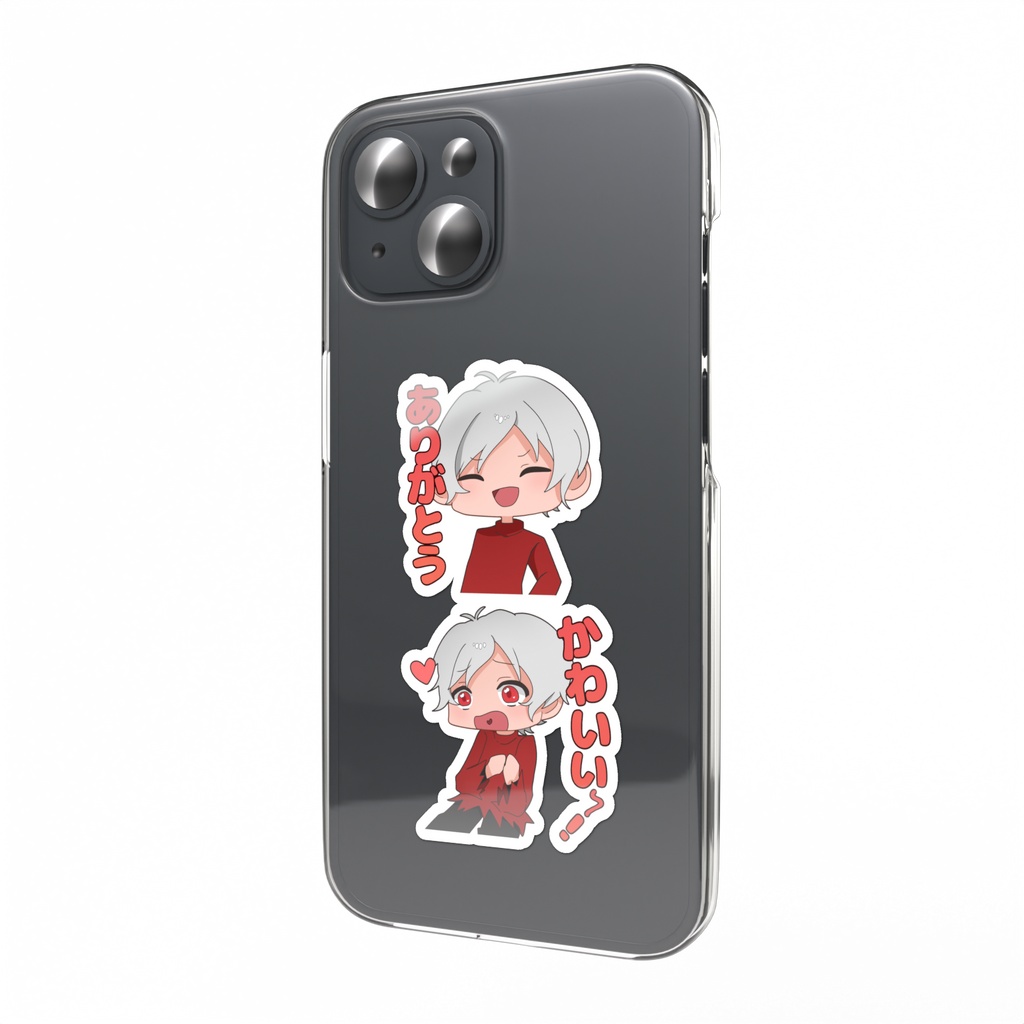 【公式】kidと愉快なミニキャラたち 「たくみん2枚セット」 スマホステッカー