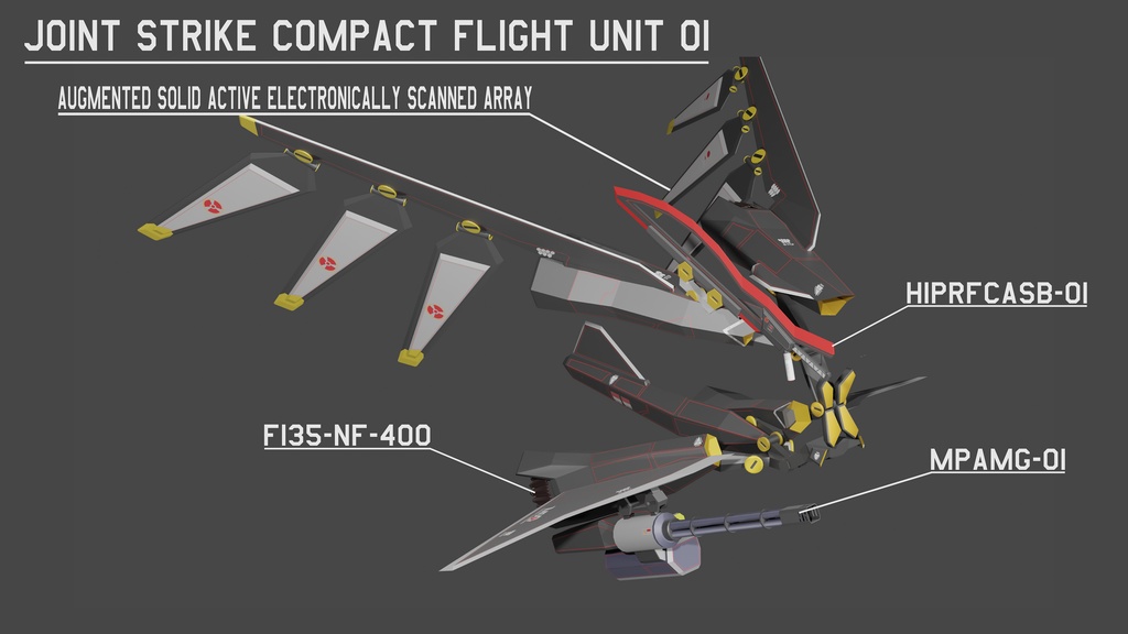 [ますきゃっと向け]　JSCFU-01 ''joint strike compact flight unit''