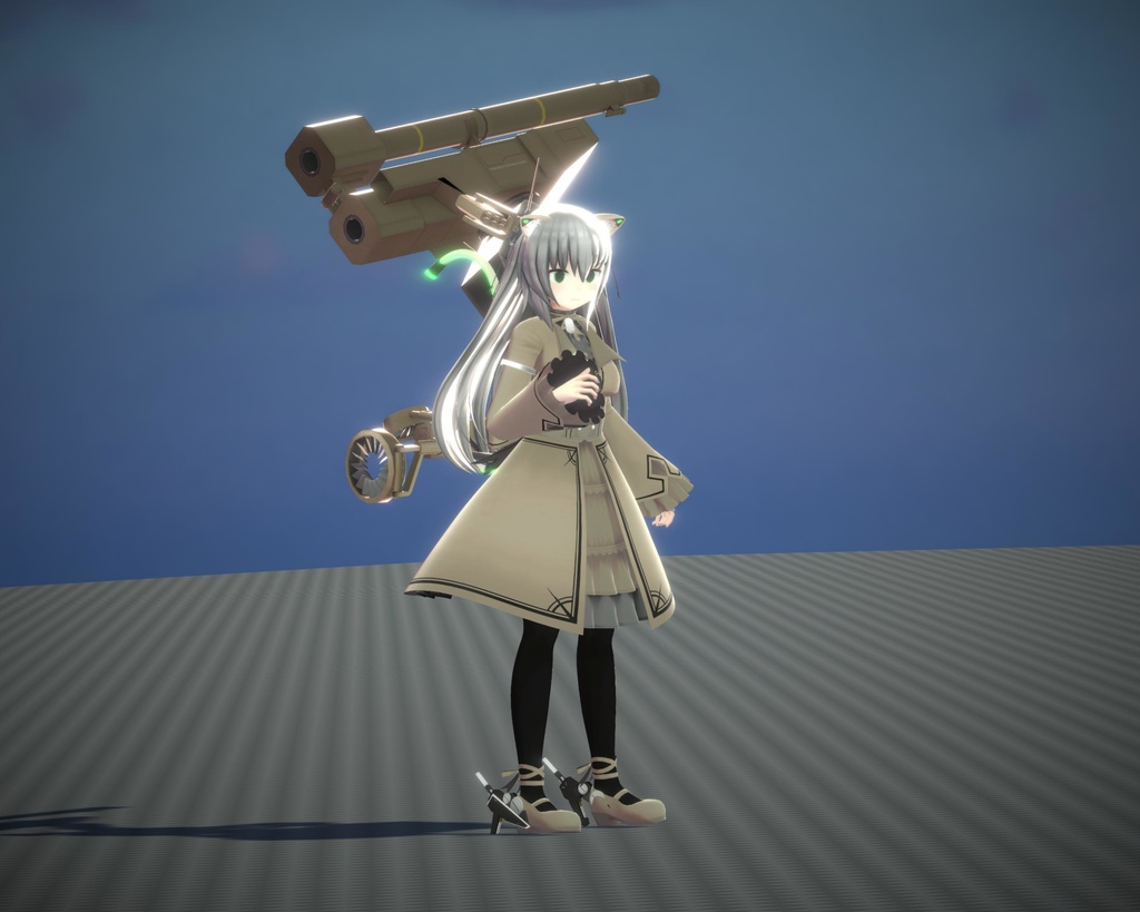 【ますきゃっと向け】陸軍対戦車セット(APS/砲/フライトユニット)