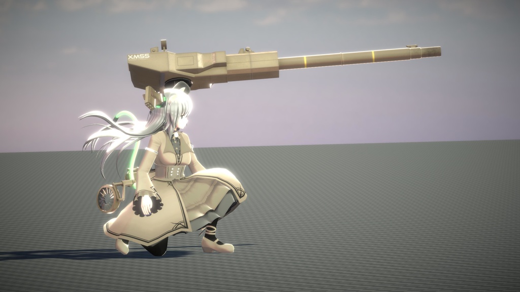 【ますきゃっと向け】陸軍対戦車セット(APS/砲/フライトユニット)