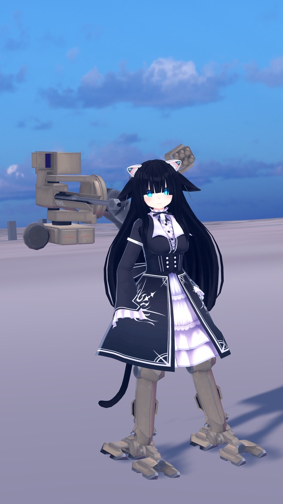 【ますきゃっと向け】IFVパック(機関砲/スモークランチャー/脚)