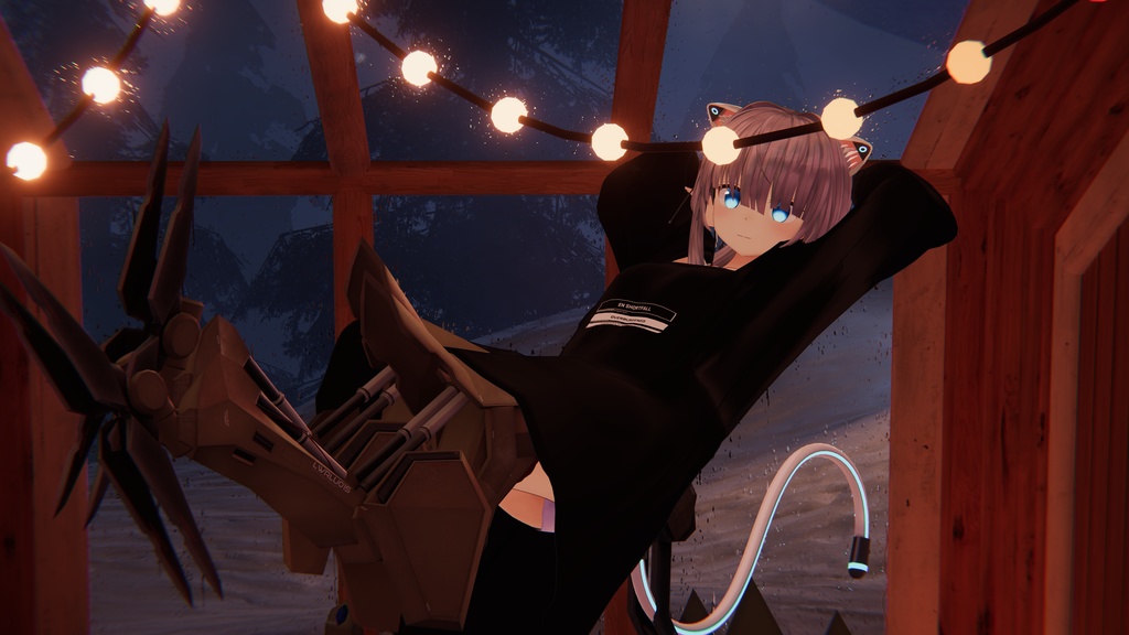 【ますきゃっとぷらす向け】近接航空支援パック&戦車(軽量逆関節脚部/SMG/重フライトユニット/AHMT)