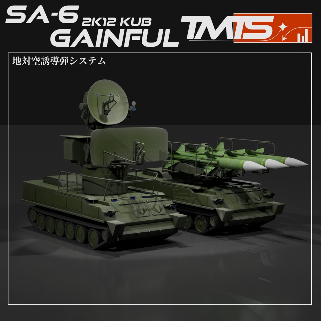 SA-6 Gainful [2K12 kub] 防空システム