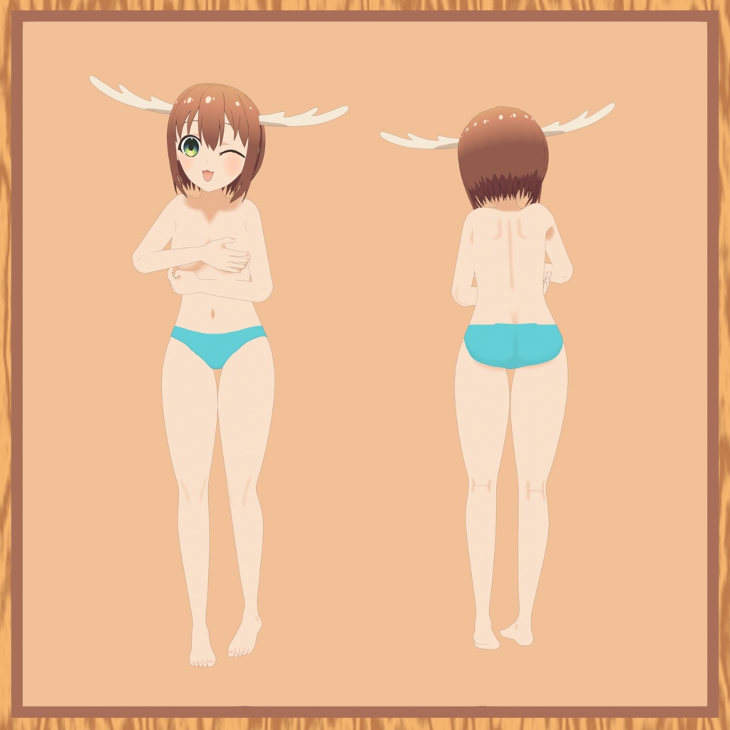 Noko Shikanoko 3D Model