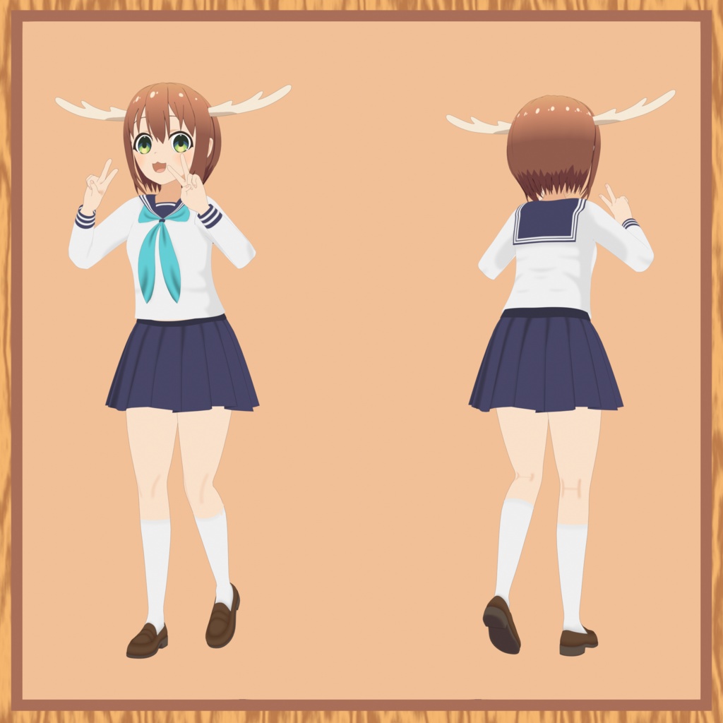 Noko Shikanoko 3D Model