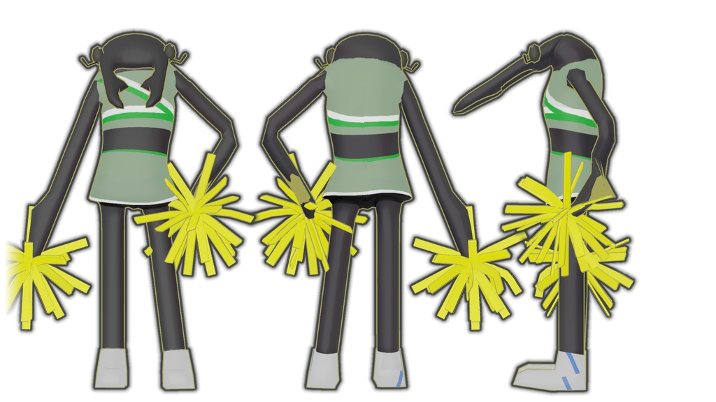 【3Dアバター】応援する「クワガタ&カブト」セット【無料】