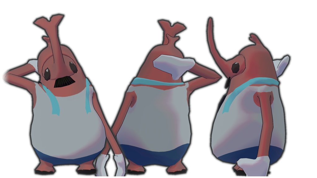 【3Dアバター】応援する「クワガタ&カブト」セット【無料】