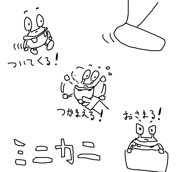 メカニックカニ3Dモデル(ペットギミックミニカニックミニ付属)