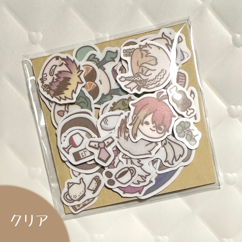 【クリア】フレークシール