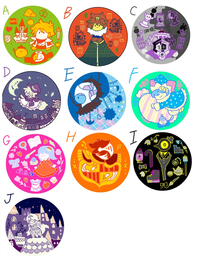 ★TEATIMEFANTASY缶バッジ