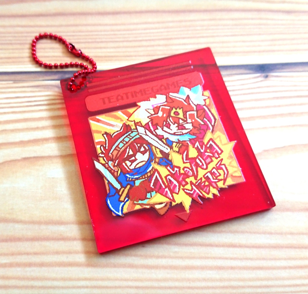 カセットアクリルキーホルダー