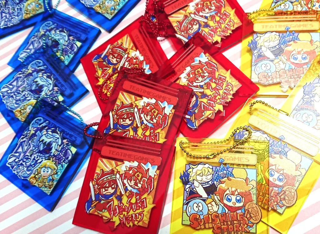 カセットアクリルキーホルダー