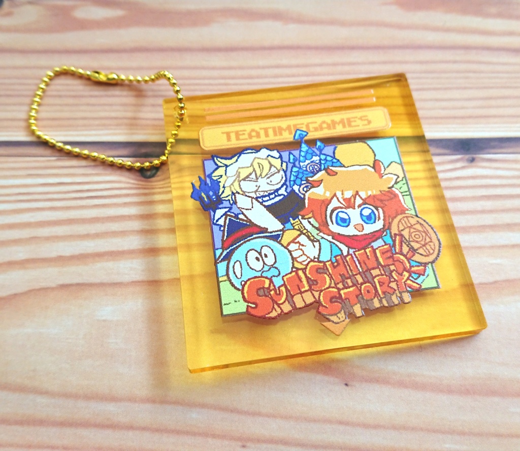 カセットアクリルキーホルダー