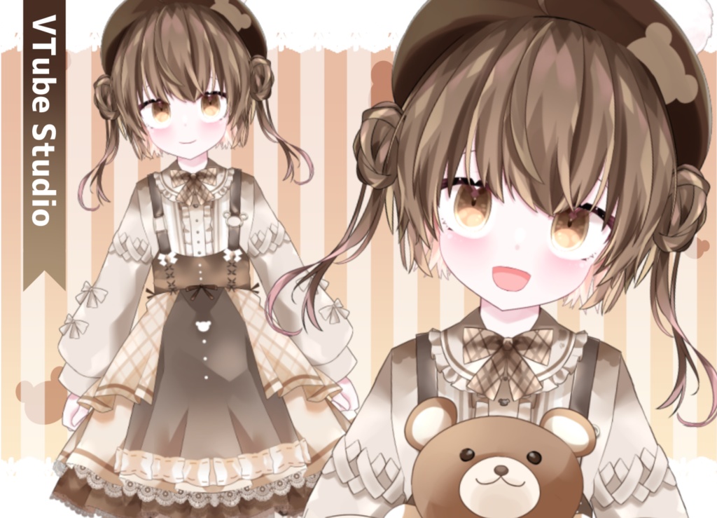 【Live2Dモデル】【限定1点】テディベアな女の子