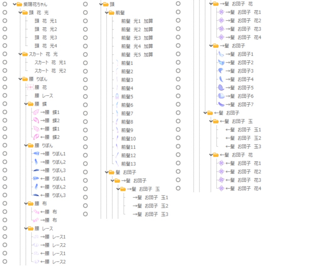 【限定1点】紫陽花ちゃん【パーツ分け済みPSD】