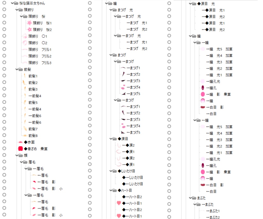 【限定一点】桜な猫巫女ちゃん【パーツ分け済みPSD】