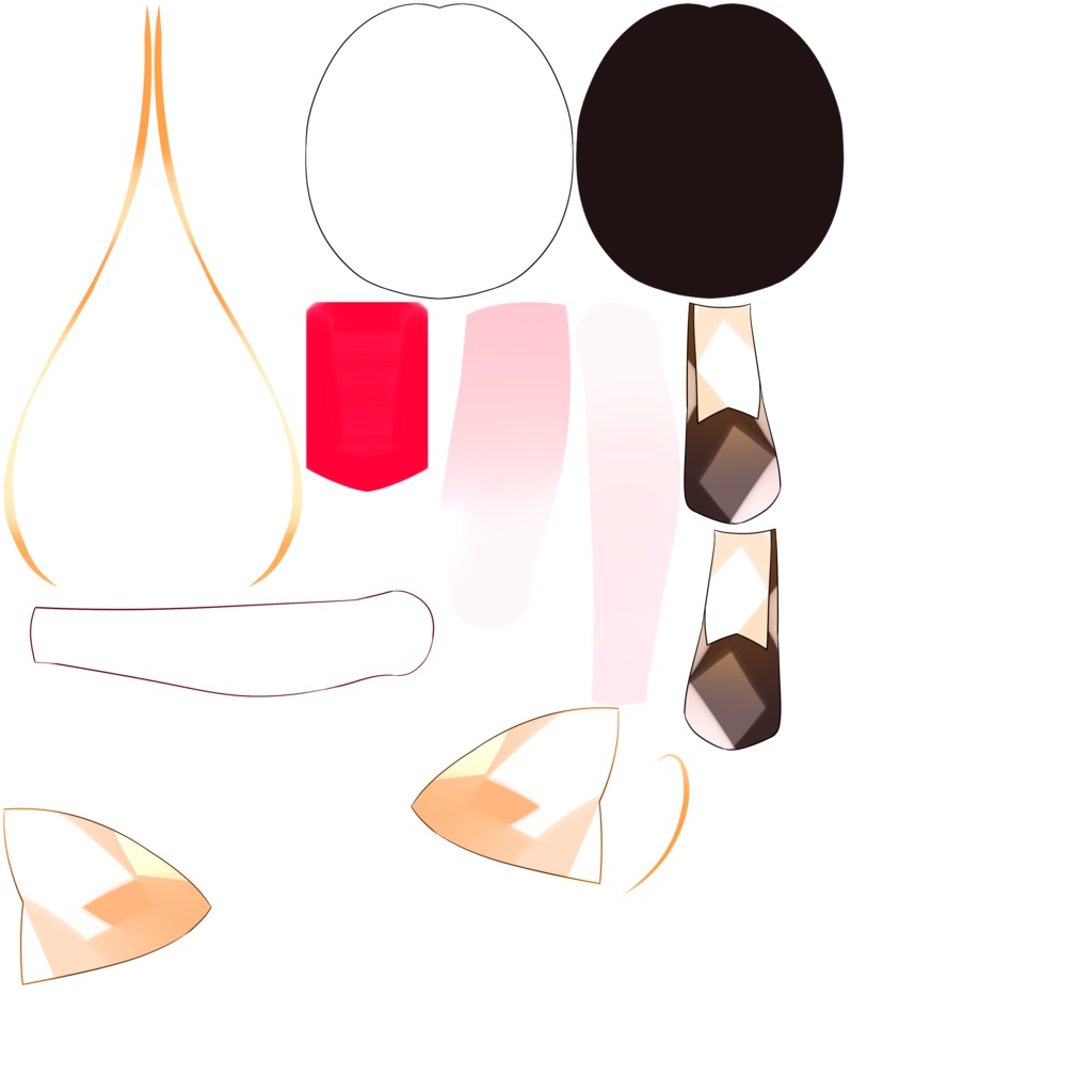 【PSD】オムライスねこちゃんVer.2【汎用】