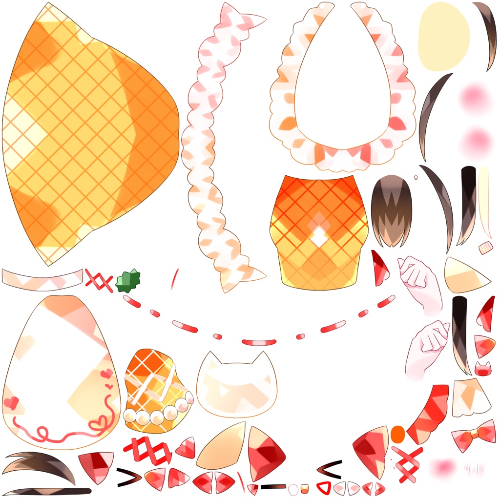 【PSD】オムライスねこちゃんVer.2【汎用】