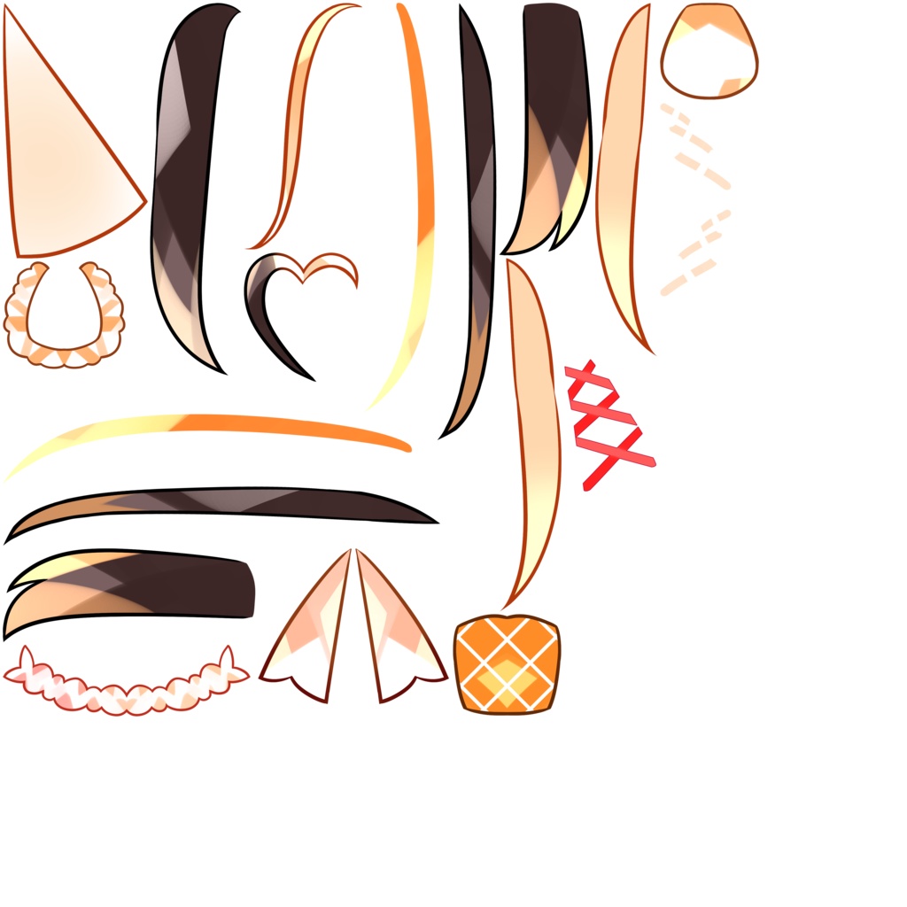 【PSD】オムライスねこちゃんVer.2【汎用】