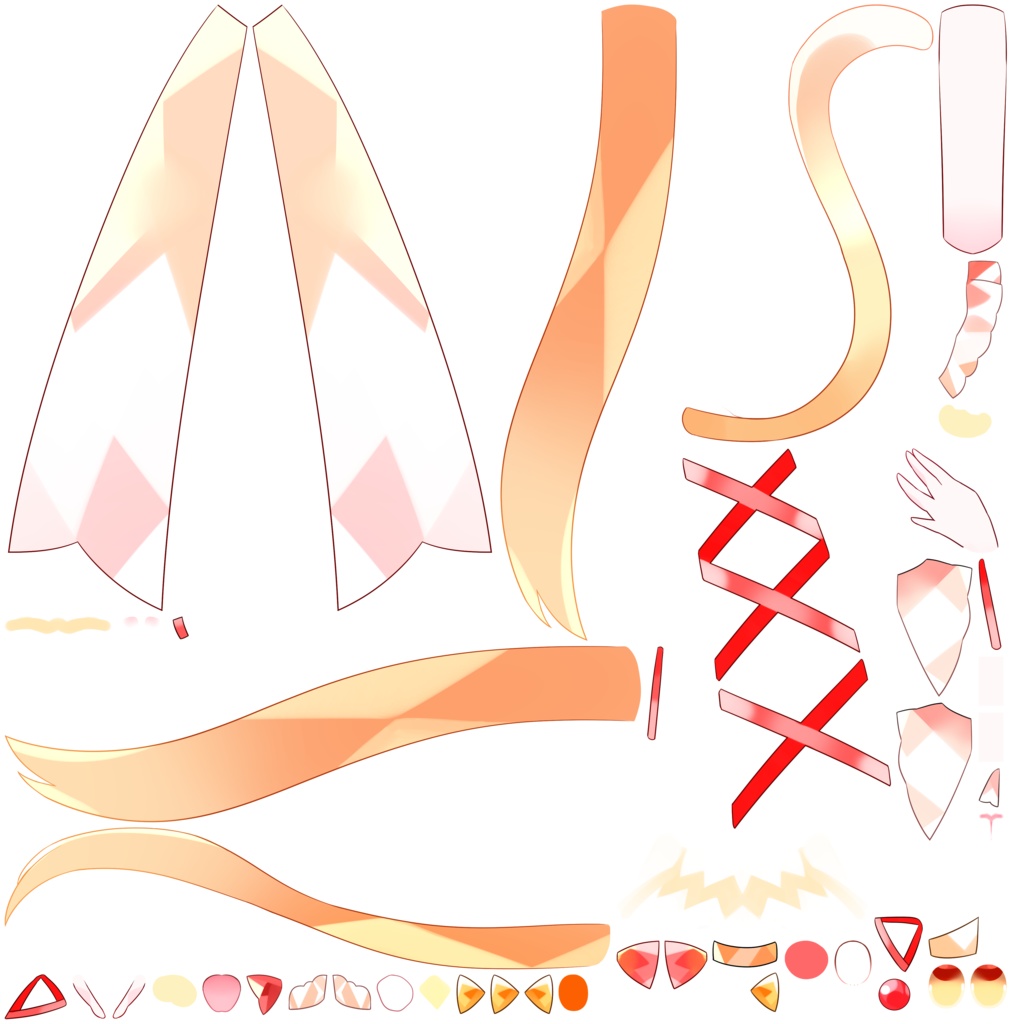 【PSD】オムライスねこちゃんVer.2【汎用】