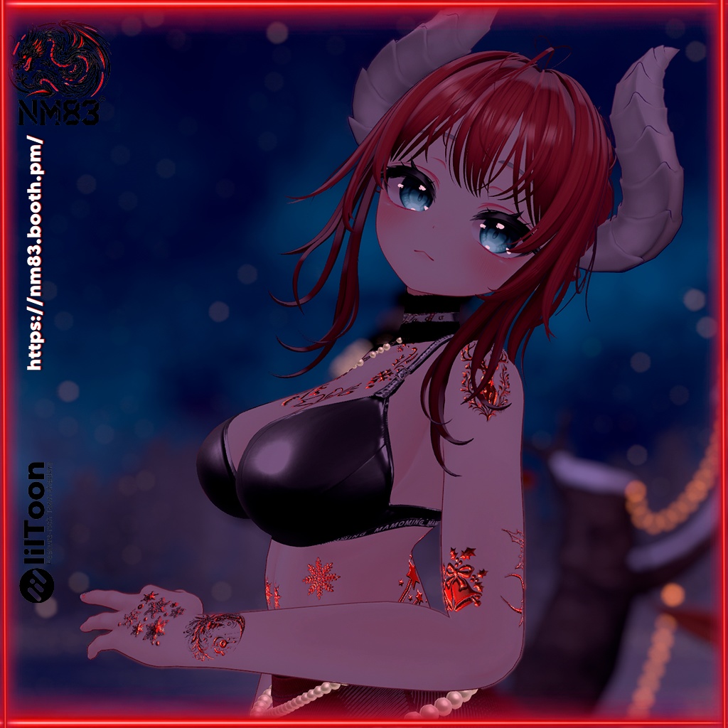 ❄️⭐Tatto Christmas decoration + Nails❄️⭐/「タトゥークリスマス + ネイル」HD