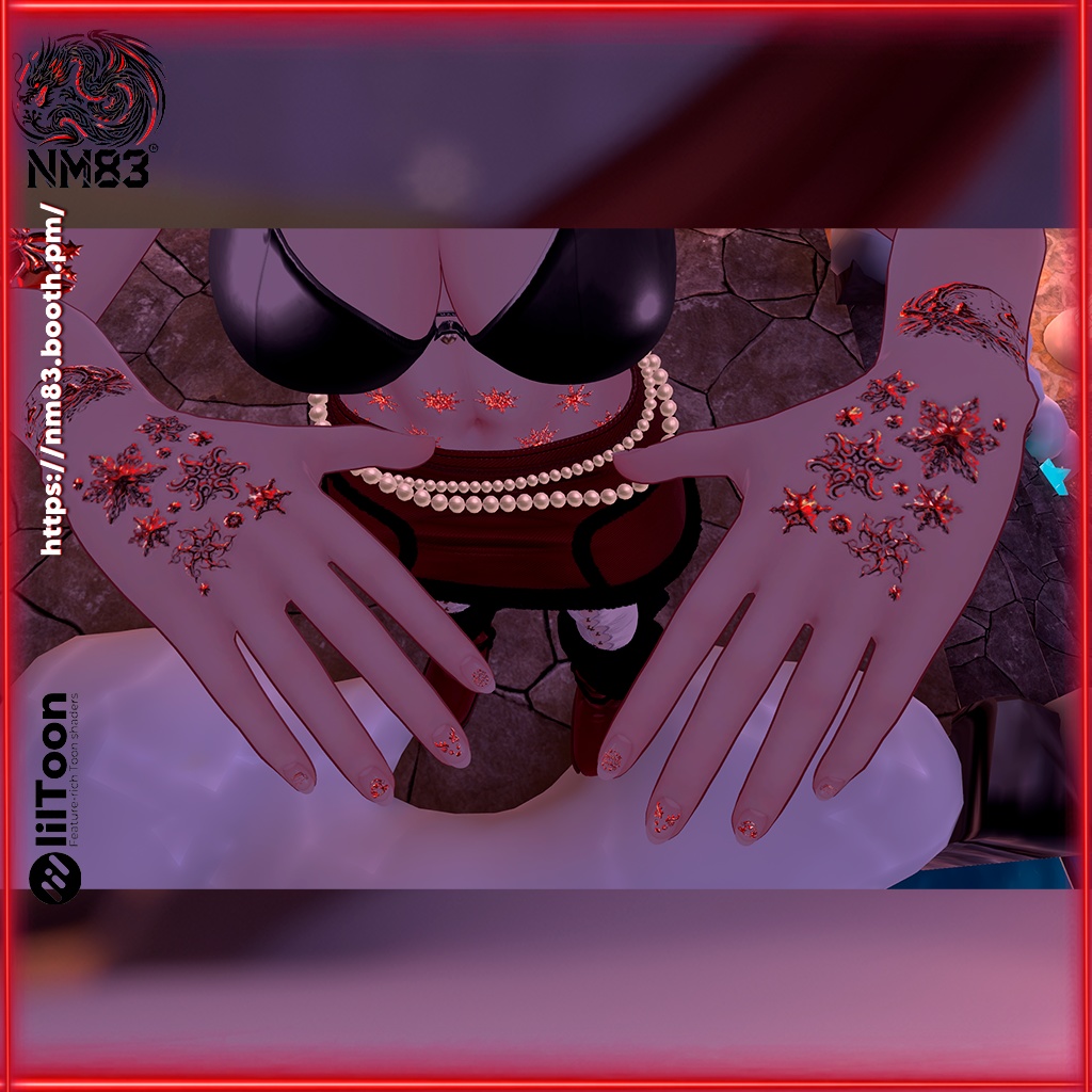 ❄️⭐Tatto Christmas decoration + Nails❄️⭐/「タトゥークリスマス + ネイル」HD