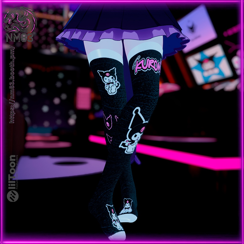 😈🧦kuromi socks HD/クロミの靴下HD🧦😈