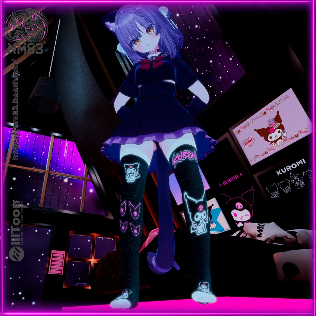 😈🧦kuromi socks HD/クロミの靴下HD🧦😈