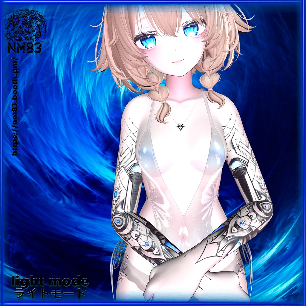 🐲㊗️Tattoo Arm Cyberdragon HD/タトゥーアーム サイバードラゴン HD