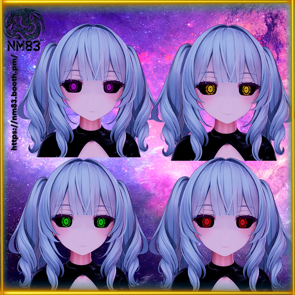 👀㊙️Mujōgan 無常眼 Eyes Animation HD/Mujōgan (無常眼) アイアニメーションHD 4 colors 4色