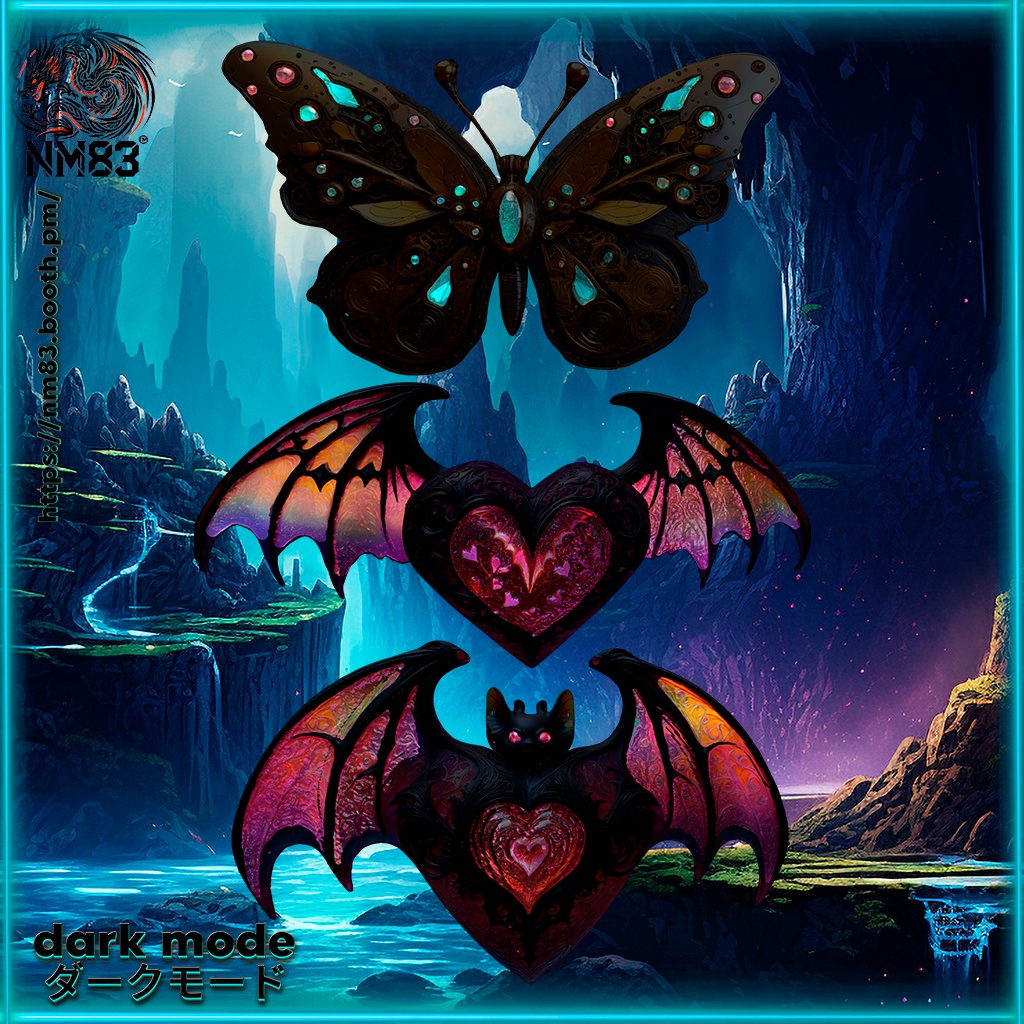 🦋💗🦇Hairpin Variants HD/ヘアピンのバリエーションHD