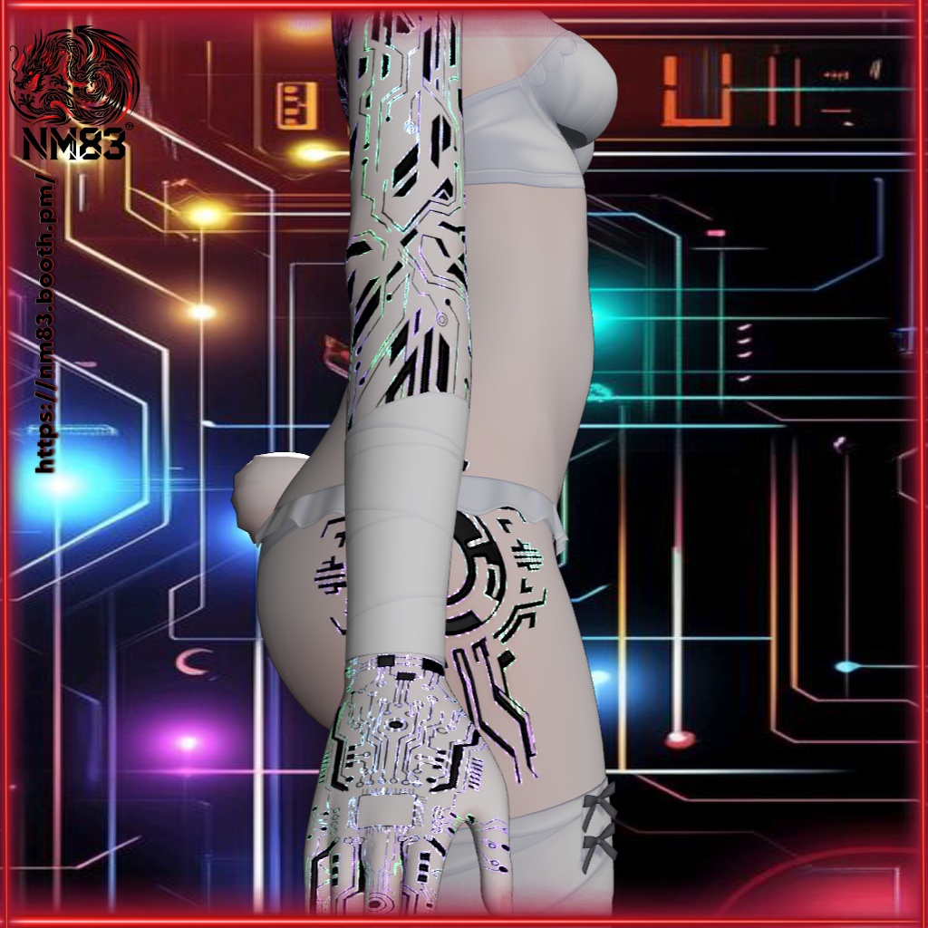 🩻🌌Tattoo Cyber Reaper HD/刺青 – 電脳の死神