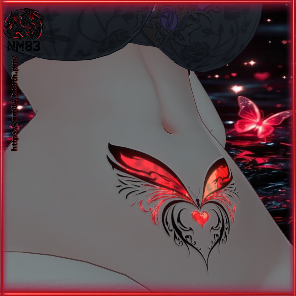 🦋💓Tattoo Wingbeat of Love/恋の羽音