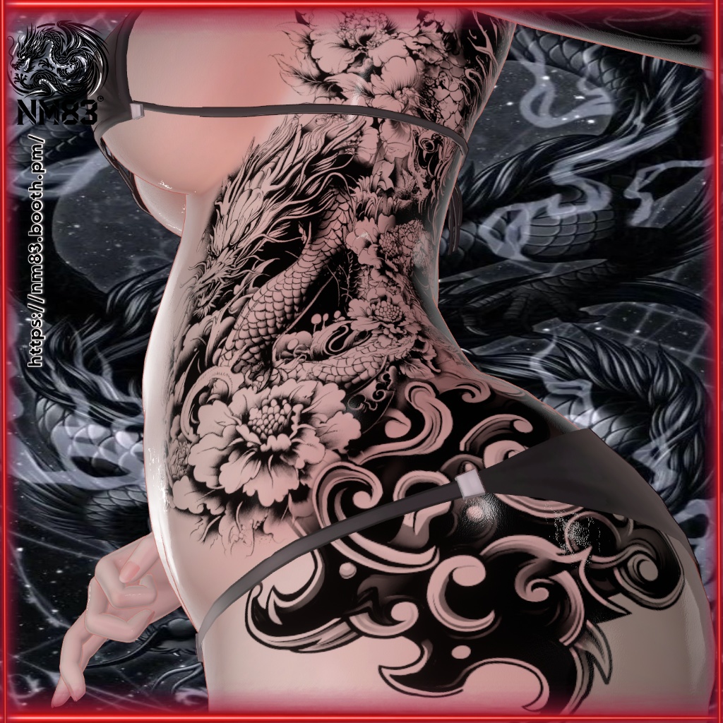 💀🐉🪷Tattoo Eternal Oni/タトゥー 永劫の鬼