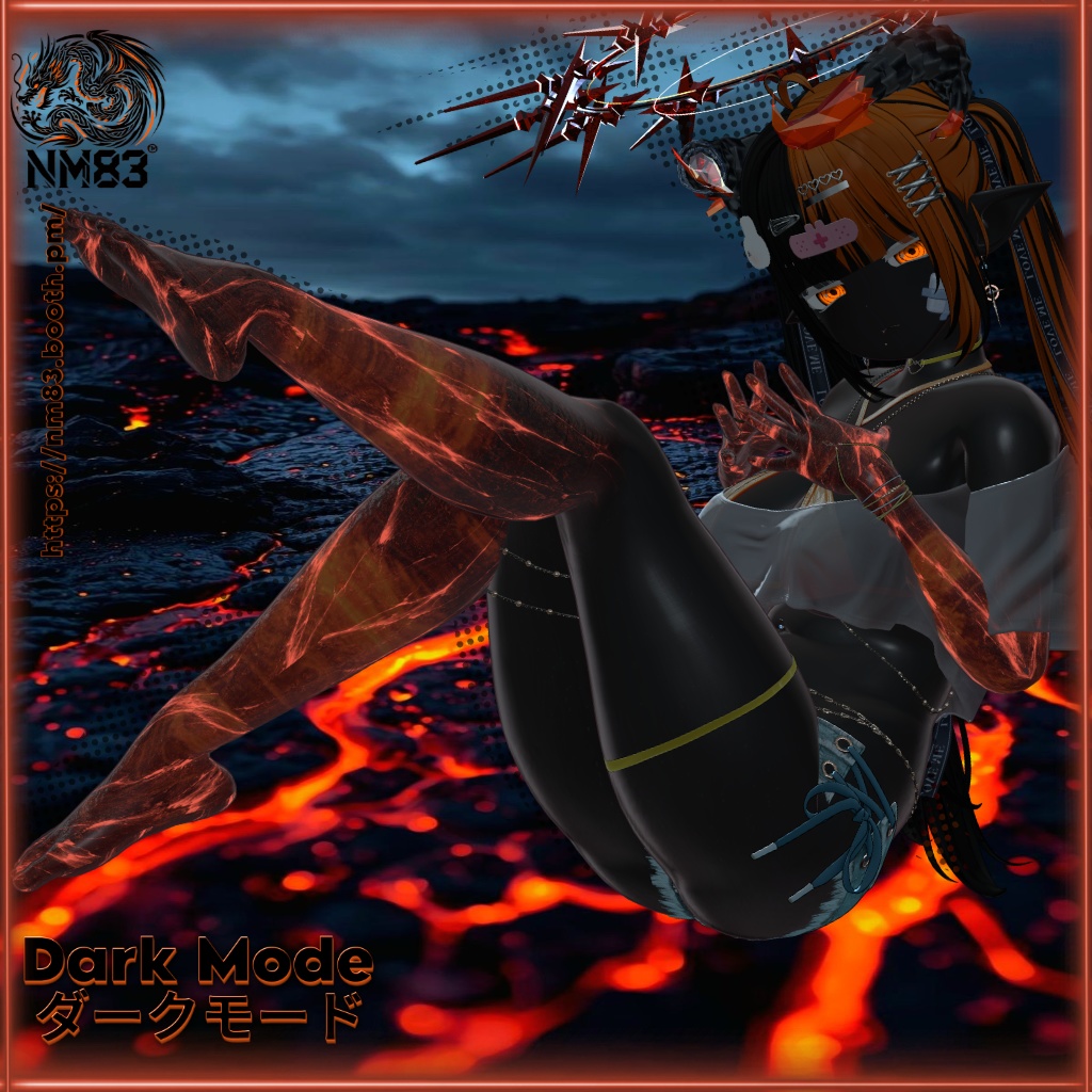 🌋🔥Lava stockings and lava gloves/溶岩のストッキングと溶岩の手袋