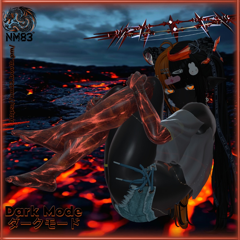 🌋🔥Lava stockings and lava gloves/溶岩のストッキングと溶岩の手袋