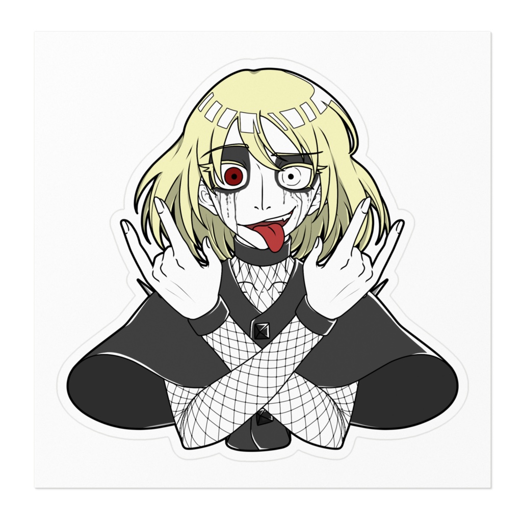 ステッカー100×100mm / 160×160mm ウィスパー