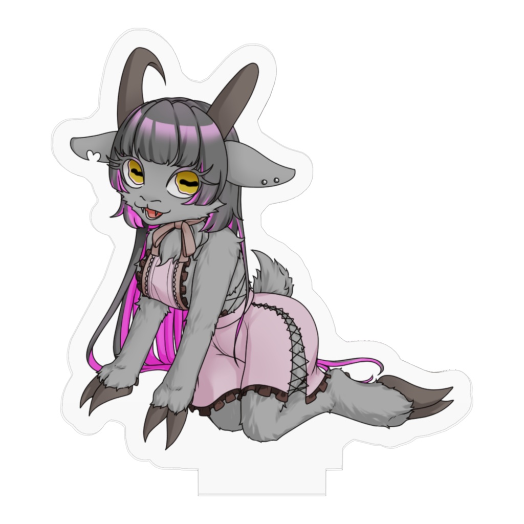 【オンデマンド】アクリルスタンド50×50mm ディセントラ -バレンタインver-