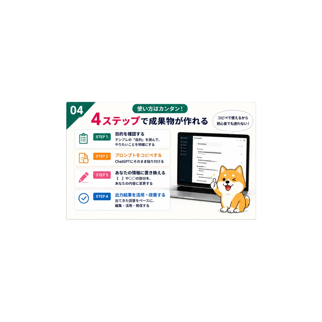 ChatGPT副業スタートキット|コピペで使えるAI実践テンプレ50選