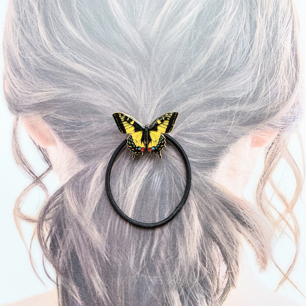 キアゲハの髪飾り