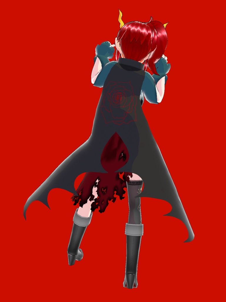 吸血鬼モチーフマント&ワンピース