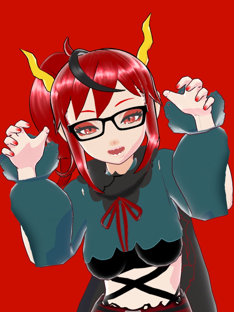 吸血鬼モチーフマント&ワンピース